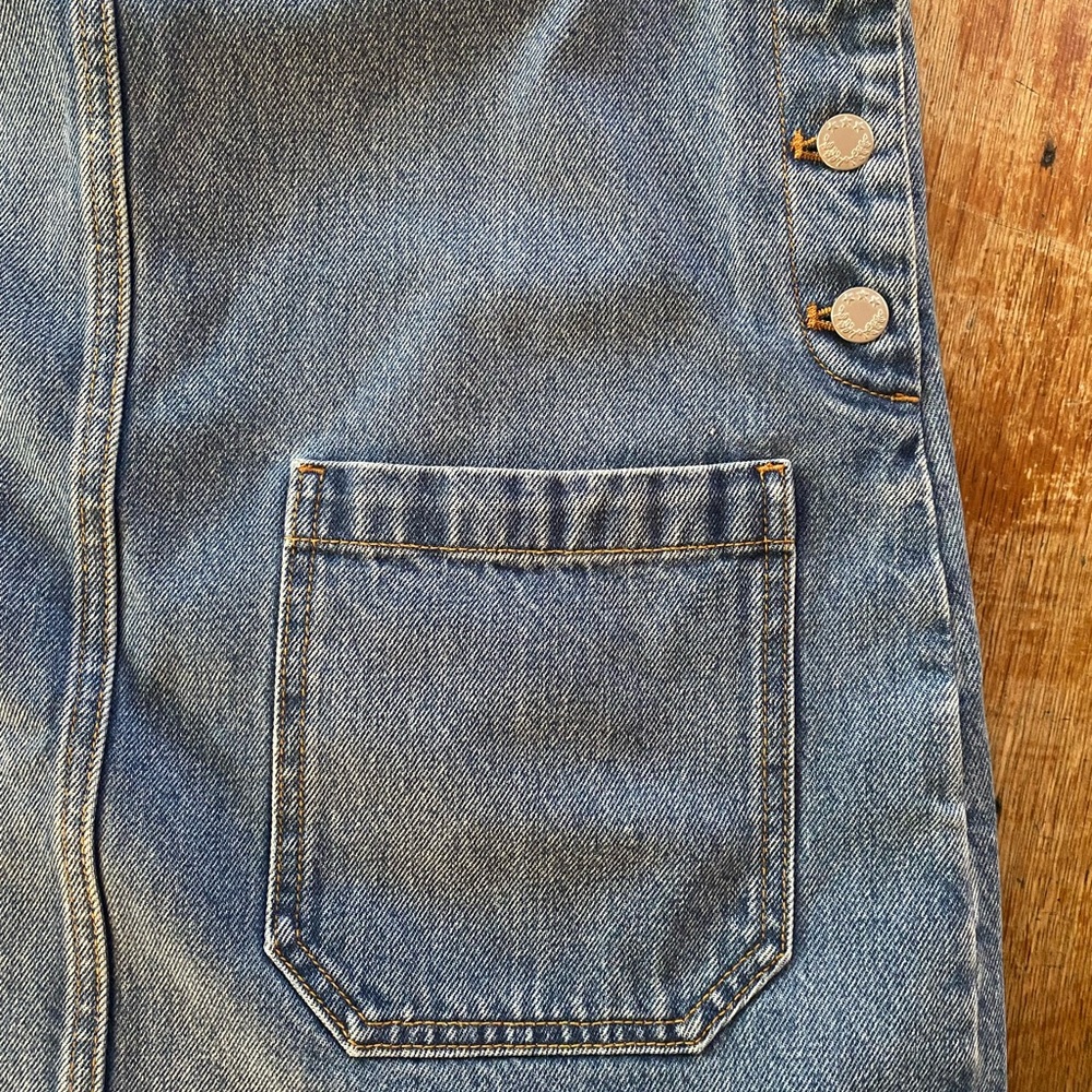 NWT Alex Mill Blue Denim Shift Dress - Picture 8 of 8